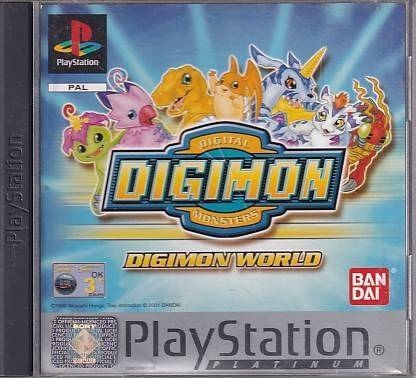 PS1 - Digimon World - Platinum (B Grade) (Genbrug)